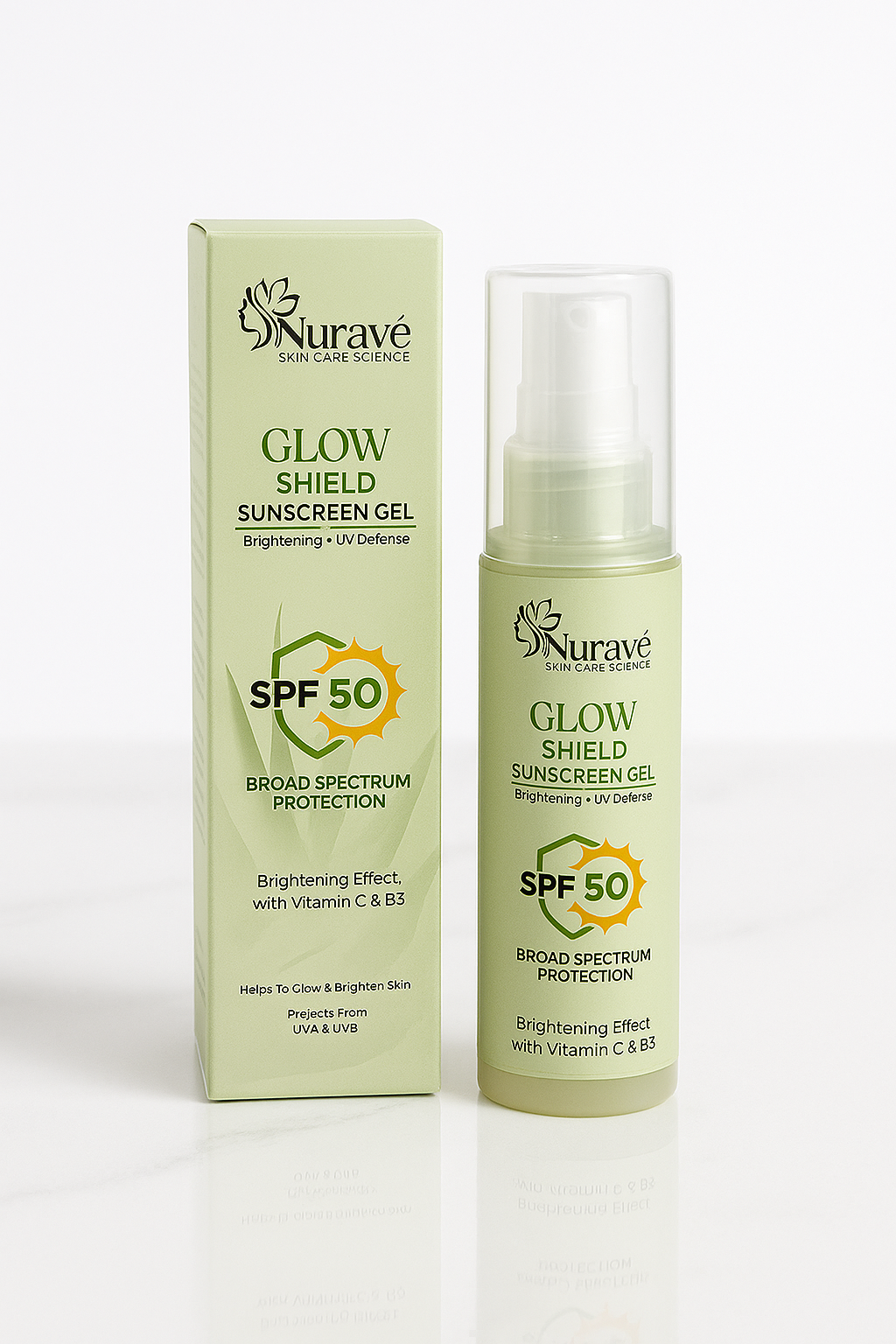 Nuravé Glow Shield Sunscreen SPF 50
